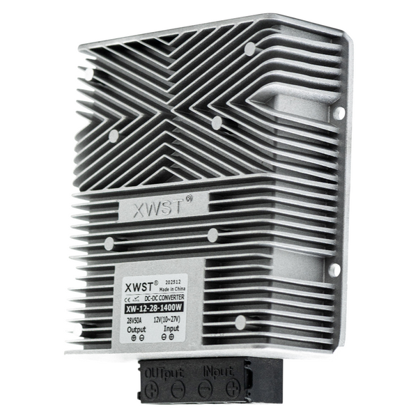 Підвищуючий DC-DC перетворювач XWST 12V-28V 50A 1400W (XW-12-28-1400W) промисловий