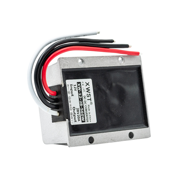 Підвищуючий DC-DC перетворювач з 12V на 28V, 20A, XWST 560W (модель XW-12-28-560W)