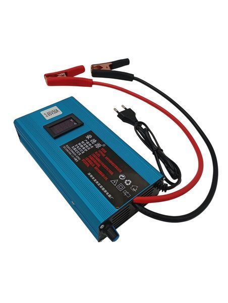 Зарядний пристрій 3.65V 50A для Li-ion акумулятора 220В з цифровим дисплеєм та активним охолодженням